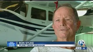 Plane crash survivor shares story