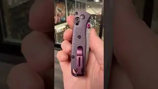 Benchmade Knives Mini Bugout Dark Purple | @BenchmadeKnifeCompany