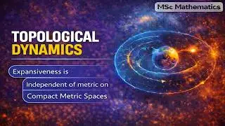 Topological Dynamics| Lecture 10: Expansiveness is independent of metric on compact metric spaces