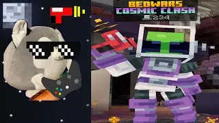 SUBWAY DOG PLAYS BEDWARS: COSMC CLASH!!! (Best Bedwars Video Yet)