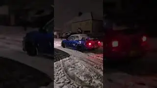 wrx having some snow fun