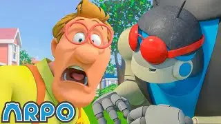 BOO! Did Arpo Scare Daddy? | ARPO Kids Cartoons | Videos for Kids | Animation Compilation