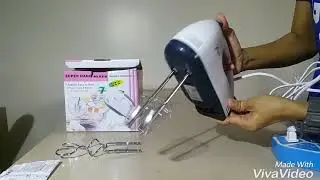 7 Speed Electric Hand Mixer Whisk Egg Beater Cake Baking