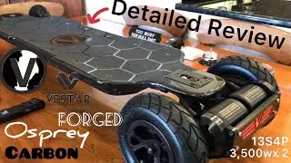 Osprey Forged Carbon Vestar - Detailed Unbox  + Sneak Range Test 13s4P Samsung 40T - Vlog No.208