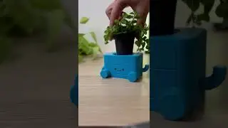 3D Printed Lego Flowerpot - Happy Plants #plants #lego #3dprinting