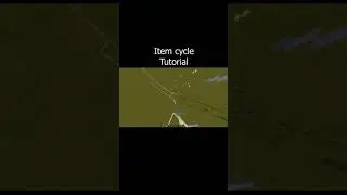 Item Cycle Tutorial #Shorts