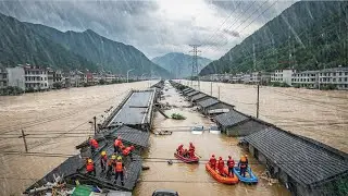 Flash Flood Emergency in China! City Submerged After Night of Rain