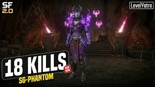 18 KILLS 🔥 SG-Phantom | WIN | ScarFall 2.0 TDM | LevelYatra