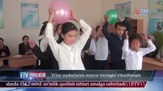 27 03 25 Yangiliklar ID Ta'lim maskanlarida seminar treninglar o'tkazilmoqda