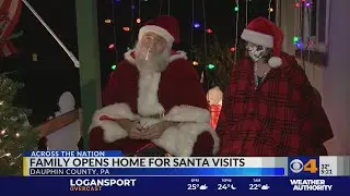 Family opens home for Santa visits