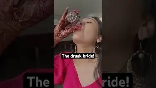 #hangover #bride #afterparty #bridetobe #drunkbride #indianbride #indianwedding #indiancouplevlogger