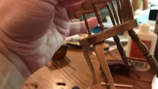 Dollhouse Miniature Windsor Chair