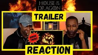 House Of The Dragon Trailer FIRST TIME REACTION! HBO Max Series 2022