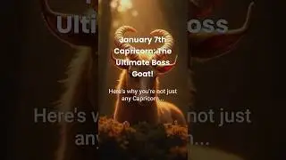 January 7th Capricorns: Why You&rsquo;re The ULTIMATE Boss Goat 🐐👑 | Capricorn Secrets Revealed