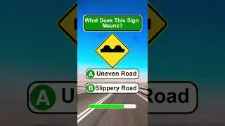 Road Signs Trivia Quiz Challenge | DMV Test #DMVTest #RoadSigns #DrivingQuiz #DMVPractice #PermitTe