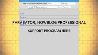 PARABATOR, NOWBLOG PROFESSIONAL - SUPPORT SYSTEM
