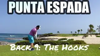 Working on a new swing change at Punta Espada (Back 9)