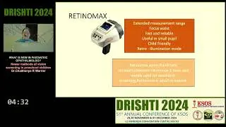 KSOS2024IC17T1 Dr Chaithanya R WarrierWhat is new in Amblyopia treatment