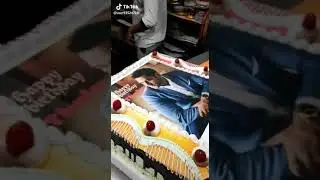 Birthday cake of M.S DHONI