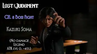 Lost Judgment - Boss Fights: Soma ice pick for women (No damage, Legend, ATK level 0, ATK -45%)
