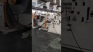 Compact coil feeding line applied for high strength steel plate