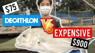 $75 DECATHLON FISHING TACKLE vs. $900 FISHING TACKLE
