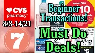 CVS Must do deals - 9 Products for $8.40 OOP! 8/8-14/2021 Beginner Transactions!