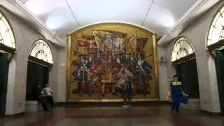 Inside St. Petersburg metro system