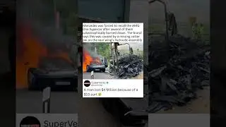 Mercedes AMG One catches fire #mercedesamg #amgone #carguy #carmemes #lewishamilton
