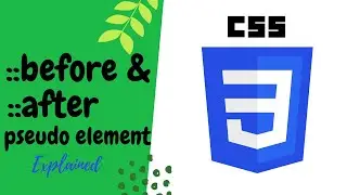 The ::before and ::after pesudo elements in css