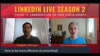 Linkedin Live: Communication for Career Growth