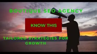 🎯 Boutique SEO Agency: Tailored Strategies for Growth 🚀 | Elevate Your Online Presence