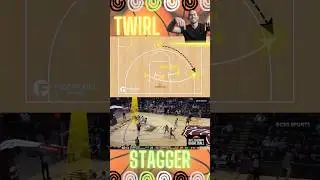 Basketball set plays for shooters | college basketball plays #marchmadness #ncaabasketball #cbb