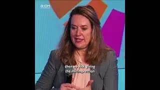 IOM DG Amy Pope with America Ferrera Countering Misinformation and Amplifying Migrant Voices