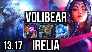 VOLI vs IRELIA (TOP) | Legendary, 14/3/5, Rank 13 Voli | KR Grandmaster | 13.17