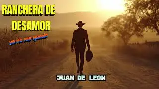 Ranchera Romantica Juan de Leon  YO NO ME QUEDO Video oficial