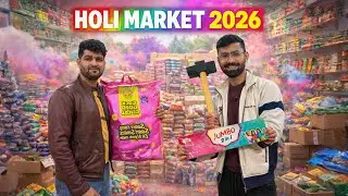 Holi Market 2026 😱 | Colors, Pichkari & Prices Shocked Me!