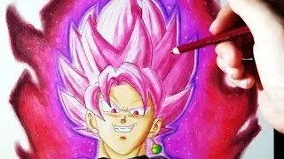 Cómo Dibujar a Goku Black SSJ Rose con Lápices de Colores | Tutorial | ArteMaster