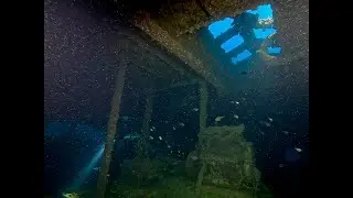 Apollo Barge part 2 technical scuba diving sydney wreck diving best dive site