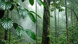 Cozy Jungle Rain | Relaxing Nature Sounds