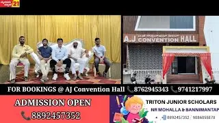 Update Regarding AJ Convention Hall @ Rajivnagar, FOR BOOKINGS @ AJ Convention Hall 📞8762945343