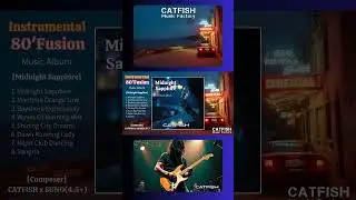 ♪「Midnight Sapphire」Music Album  /CATFISH x SUNO/ #suno  #aimusic #fusion #rock  #80s #instrumental