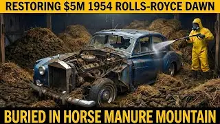 Restoring $5M 1954 Rolls-Royce Dawn Buried Under Mountains of Horse Manure in Stable