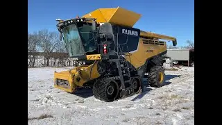 BIG IRON ONLINE AUCTION 2-19-2025: 2014 Claas / Lexion 750 APS Hybrid RWA Terra-Trac Combine
