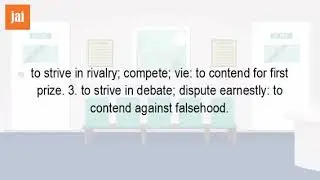Definition: Contend