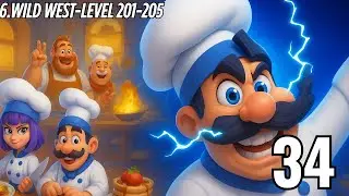 Kitchen Masters-Gameplay Walkthrough Part 34-6.WILD WEST-LEVEL 201-205
