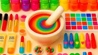 🔴LIVE| Satisfying Slime ASMR Video | DIY How To Make Rainbow Slime Mixing Glitters Makeup Squishy