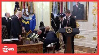 WATCH: Chaos in Room as Man Faints While Trump Unveils Massive Pharma Deal | FULL VIDEO | AC15