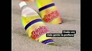 Gaseosa Triple Kola Playa Cada Vez M&aacute;s Gente La Prefiere (Per&uacute; 2001)