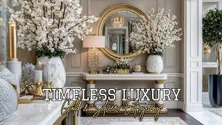 Luxury Entryway Design 2026 🏡 Gold and Silver Home D&eacute;cor Trends You&rsquo;ll Love